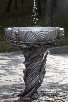 Water Element by Ondřej Oliva - Sculpture & Garden Basin, Outdoor Art