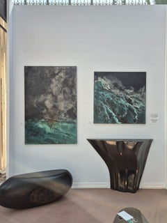 O2 by Frédérique Domergue - Limited-edition, sculpture & console table, bronze