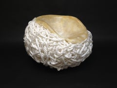 Meltdown, White Rope by T. Price, Contemporary Sculptural Chair, Limited Edition