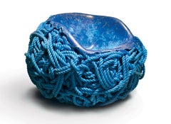 Meltdown, Blue Rope by T. Price, Contemporary Sculptural Chair