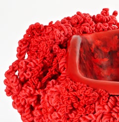 Meltdown, Red Rope by T. Price, Contemporary Sculptural Chair, Limited Edition