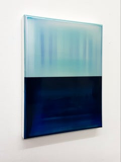 Estudio de pintura contrapuntística (1/25), de James Lumsden - Arte abstracto, azul