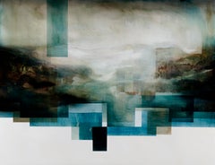 Travelling Without Moving V by Joachim van der Vlugt - Semi-abstract painting