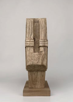 “Gueule de bois I” di Alban Lanore - Scultura in legno intagliata a mano