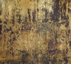 Abstraction 200.220-2 16 by Nicolas Galtier - Large Gold Leaf Painting, Abstract