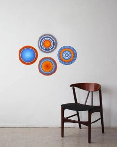 SOUND AND VISION – Gemeinsam ist es besser von Doris Marten – 4er-Set Ölgemälde