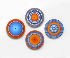 SOUND AND VISION – Gemeinsam ist es besser von Doris Marten – 4er-Set Ölgemälde