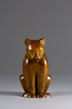 Serena, Bronze Animal Sculpture, Lioness