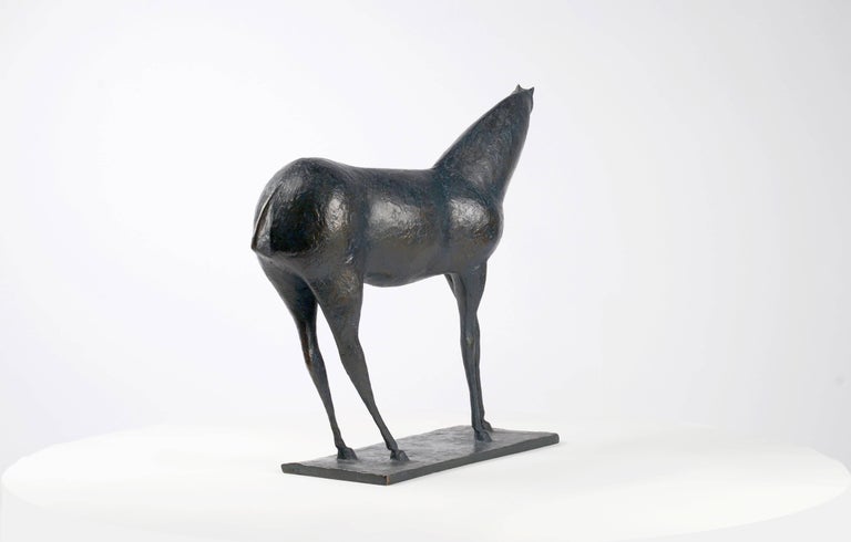 Horse XIII (Cheval XIII) is a bronze sculpture by French contemporary artist Pierre Yermia representing a horse : 