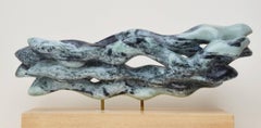 Wave II di Yann Guillon - Scultura in pietra ollare contemporanea