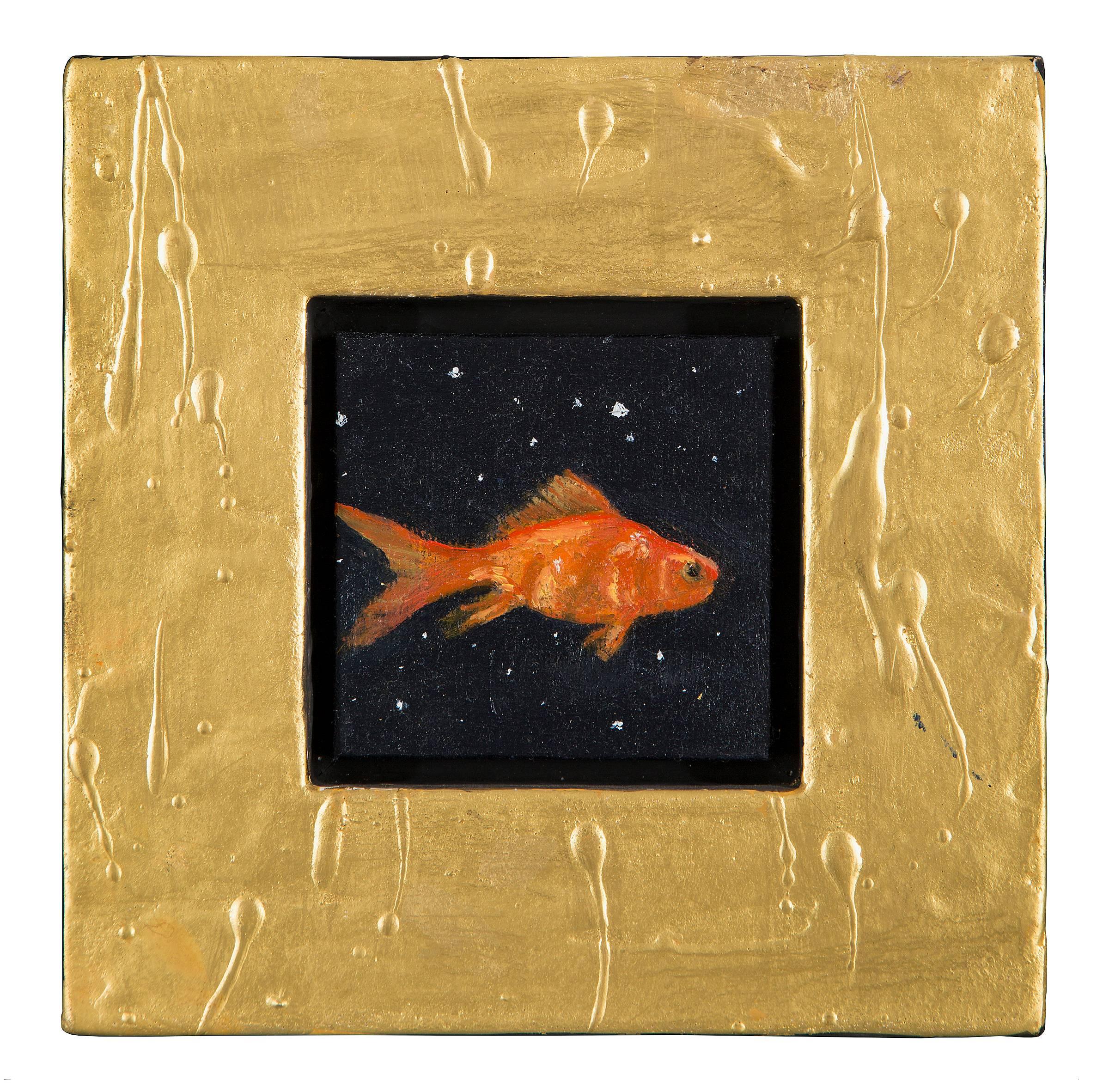 Julie Fleming-Williams Animal Painting - Goldfish