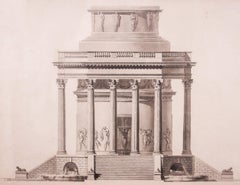 Project of octagonal building attr. to Antoine-François Peyre circa 1780