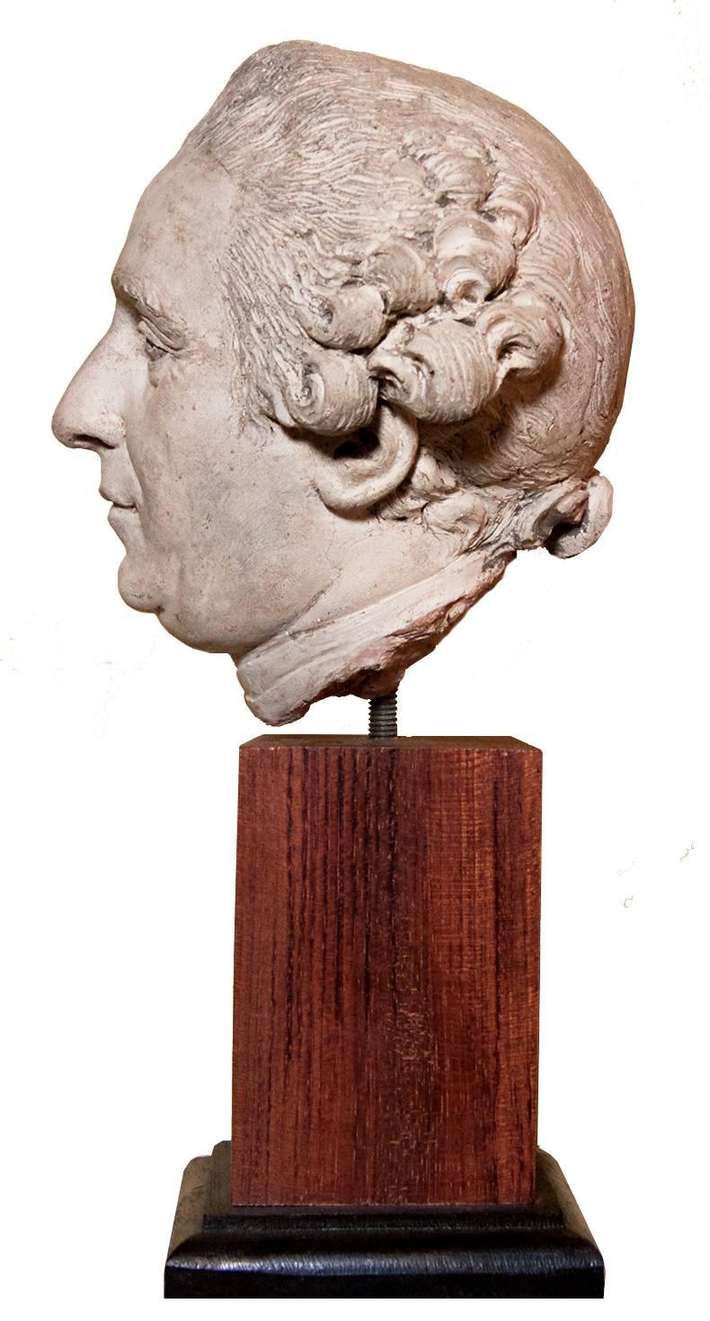 Head of a gentleman, circa 1770 attributed to Jean-Baptiste Defernex (1728-1783) For Sale 4