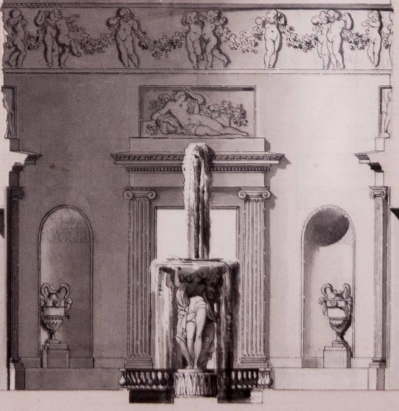 Project of octagonal building attr. to Antoine-François Peyre circa 1780 im Angebot 6
