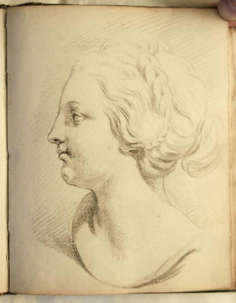 Quaderno di schizzi anonimo della metà del XVIII secolo in vendita 1