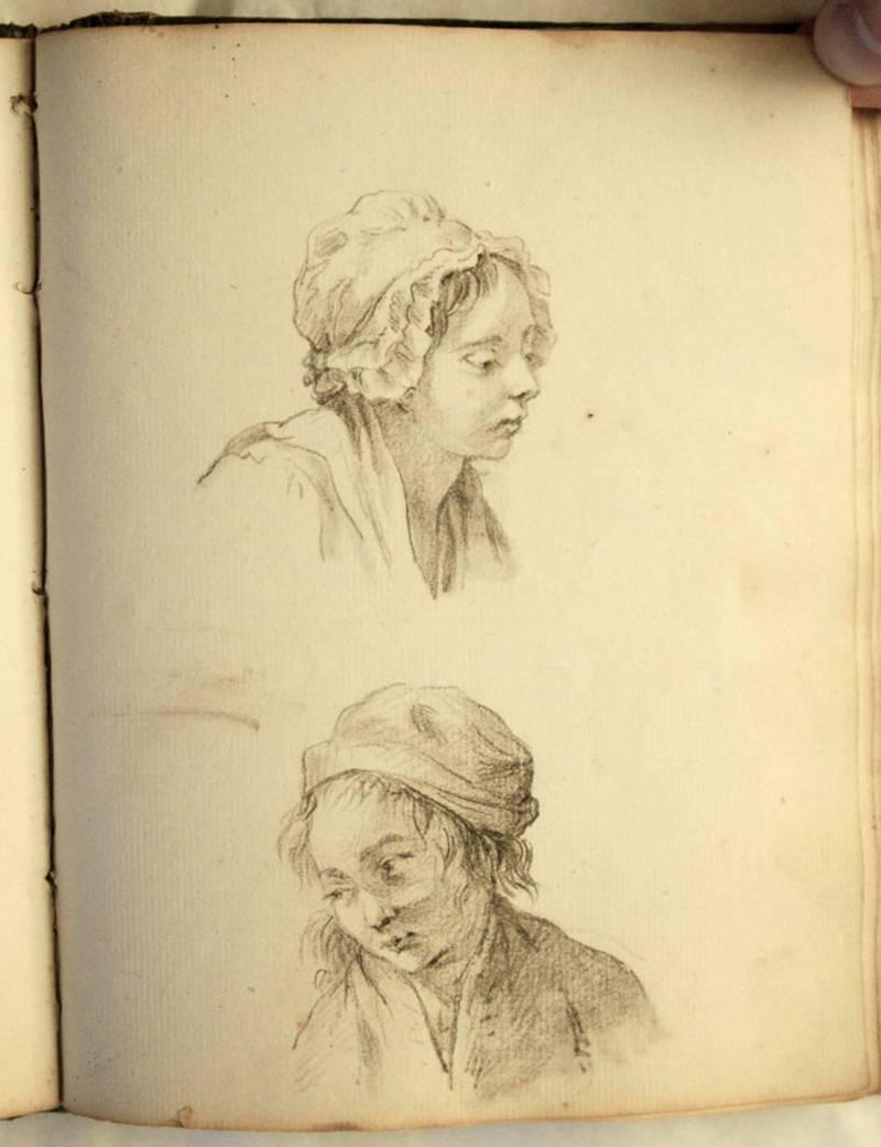 Quaderno di schizzi anonimo della metà del XVIII secolo in vendita 3
