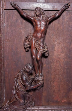 The Christ and Mary-Magdalene, attributed to César Bagard (1620-1709)