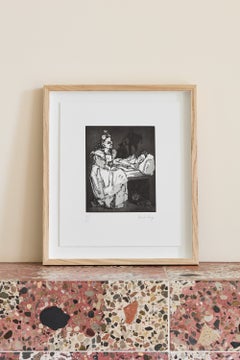„Lullaby“ (aus der Serie „Das Haus der Märchen“) – Druck, Radierung von Paula Rego