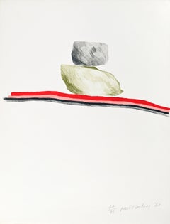 Rocks Nevada — Estampe, lithographie, peinture de paysage de David Hockney