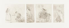 Study for Rumpelstiltskin, Print, Etching, Aquatint by David Hockney