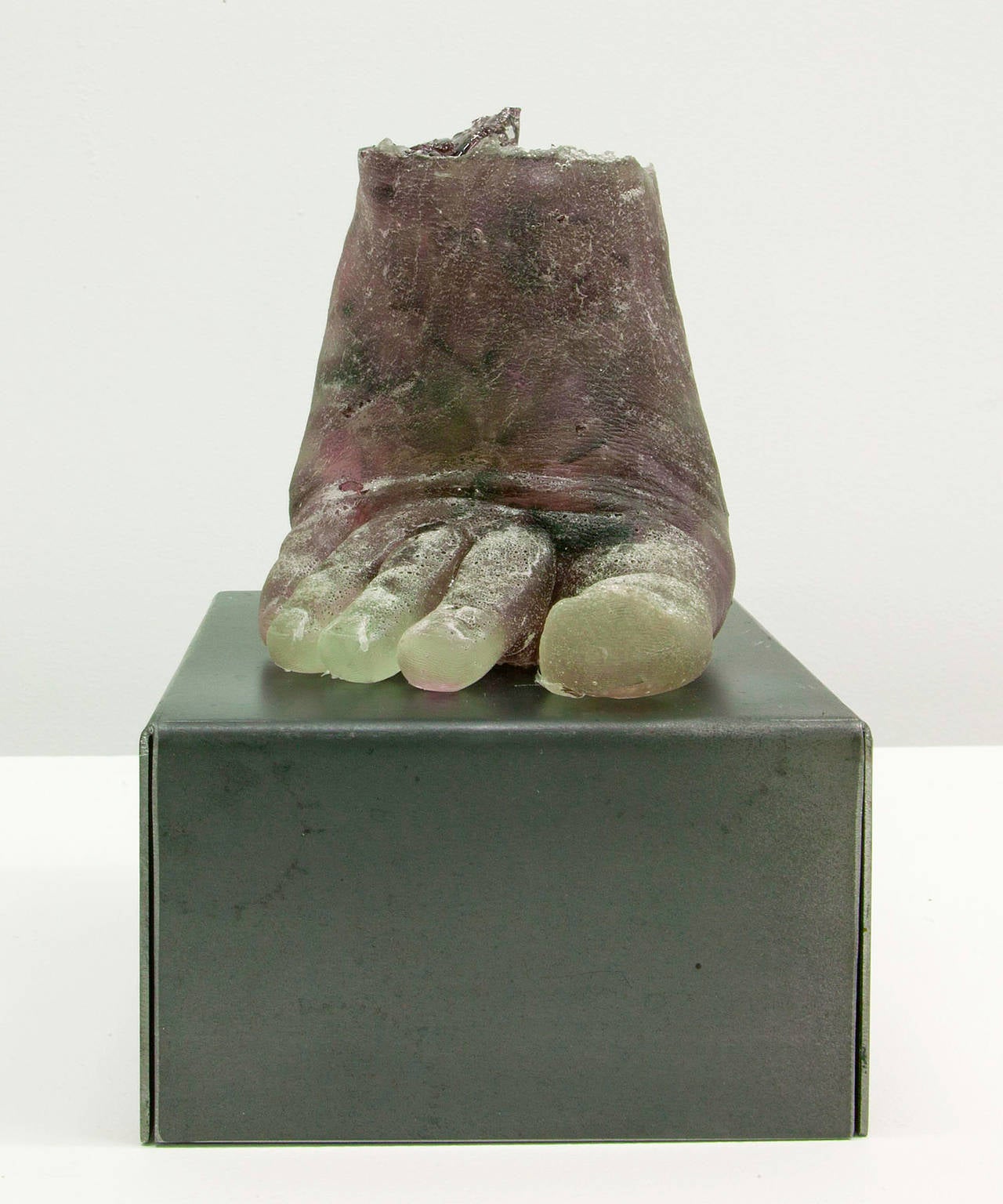 Footwear (Purple Heel) - Sculpture by Rachel Owens