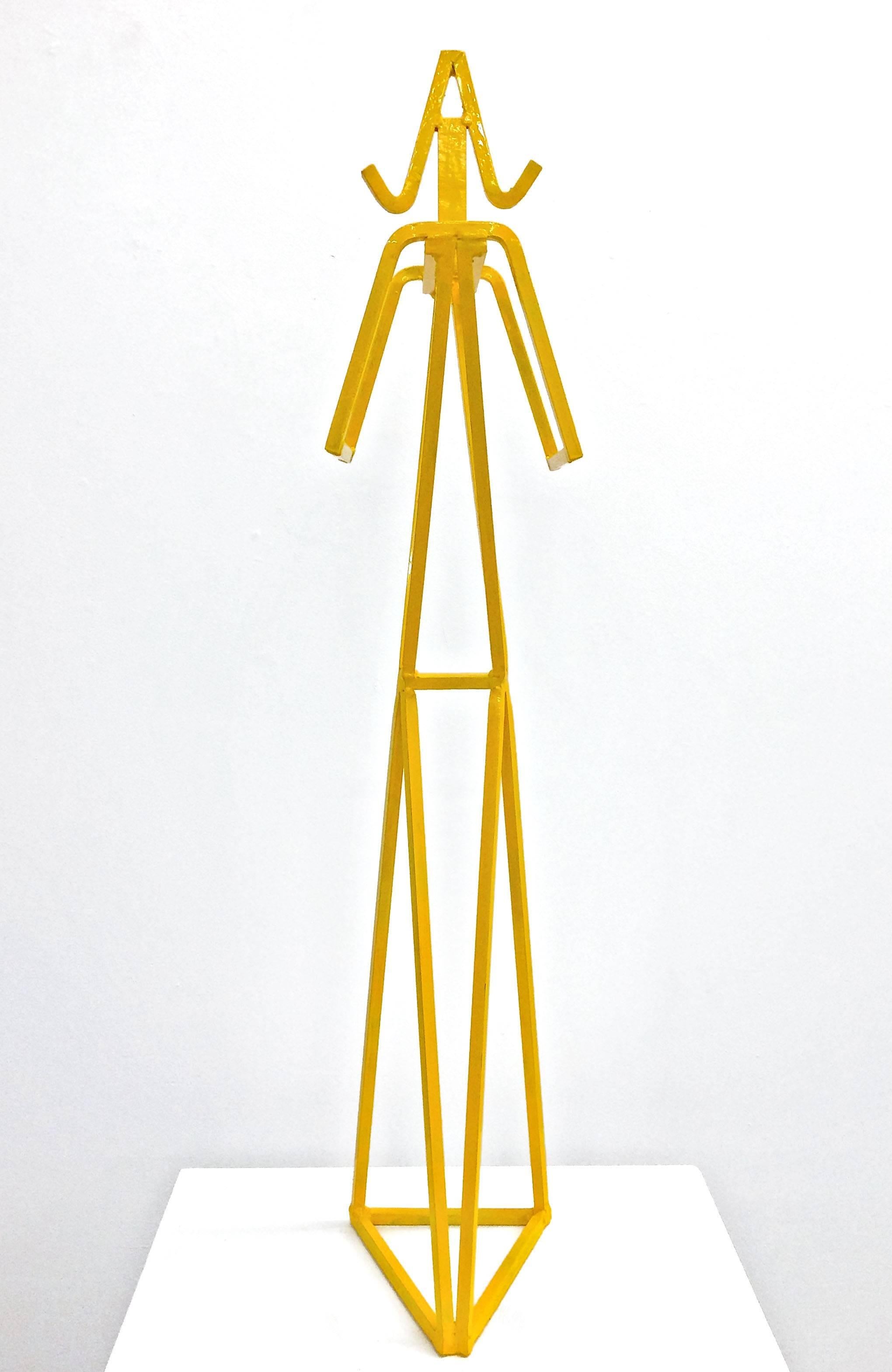 Kyle Breitenbach Figurative Sculpture - Untitled (Yellow)