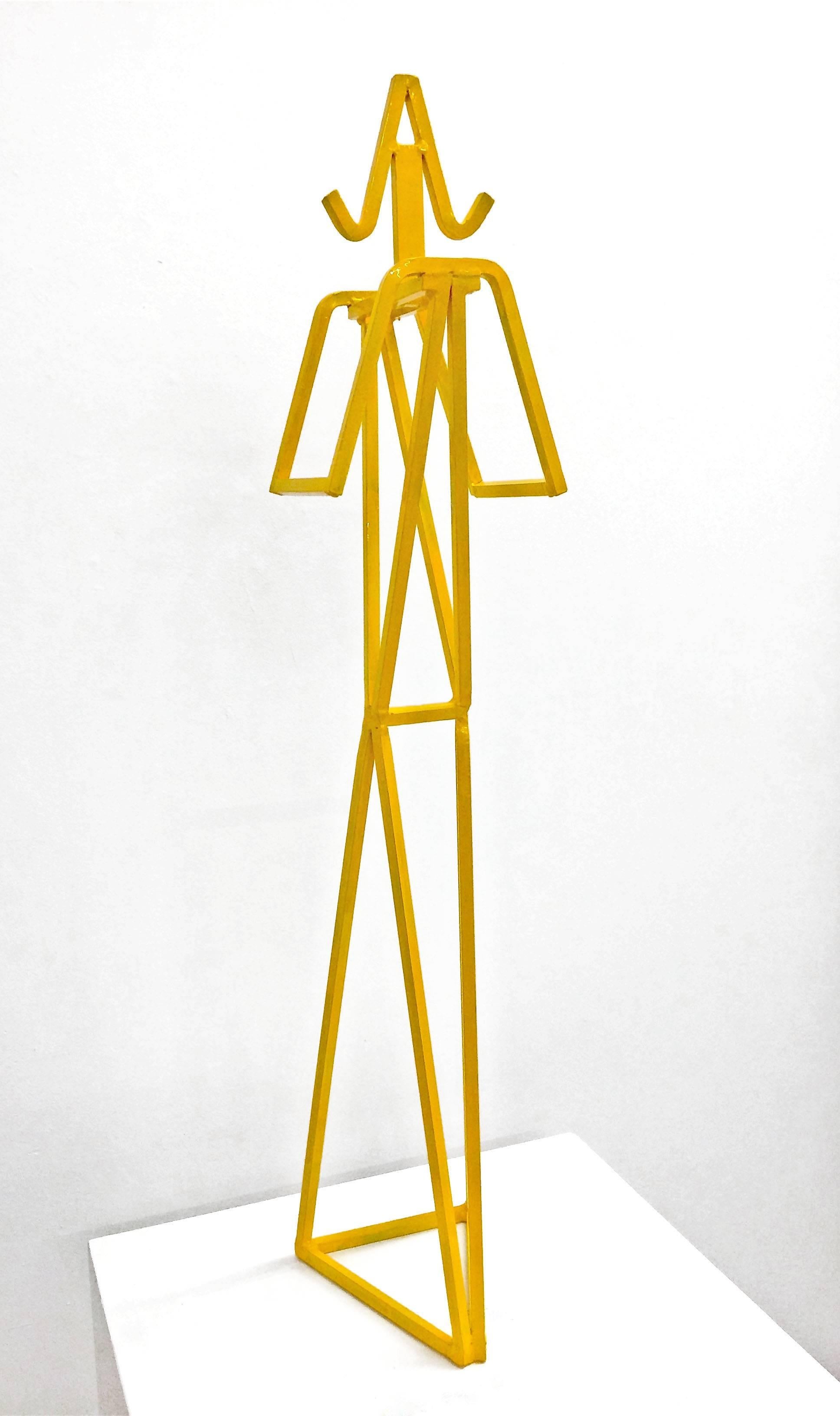 Untitled (Yellow) - Sculpture by Kyle Breitenbach