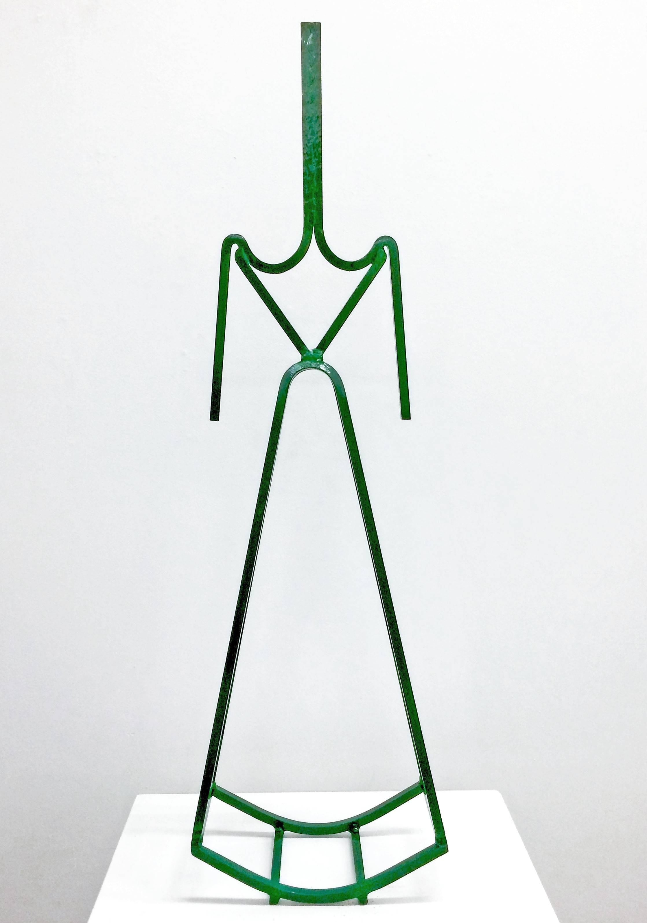 Kyle Breitenbach Figurative Sculpture - Untitled (Green)