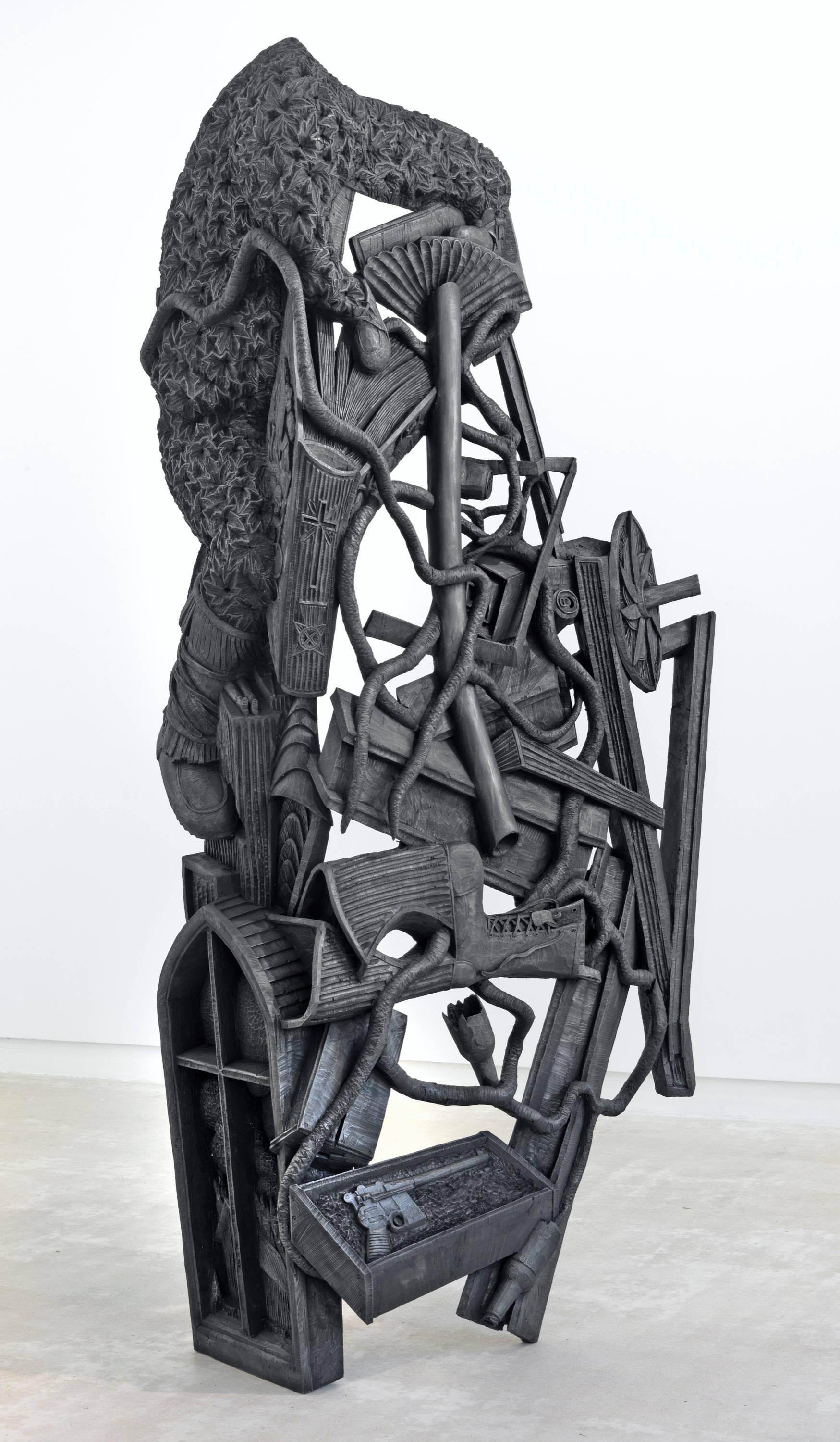 Aaron Spangler Figurative Sculpture - Maple Man
