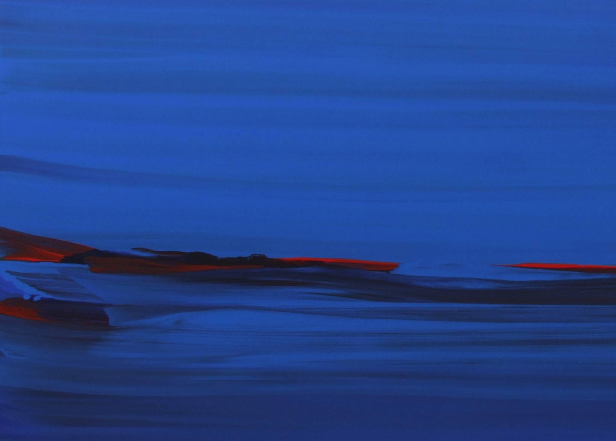 Nico Munuera Landscape Painting - Blue Thing VI