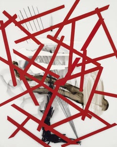 Petite Machination #13-05, abstract painting on mylar