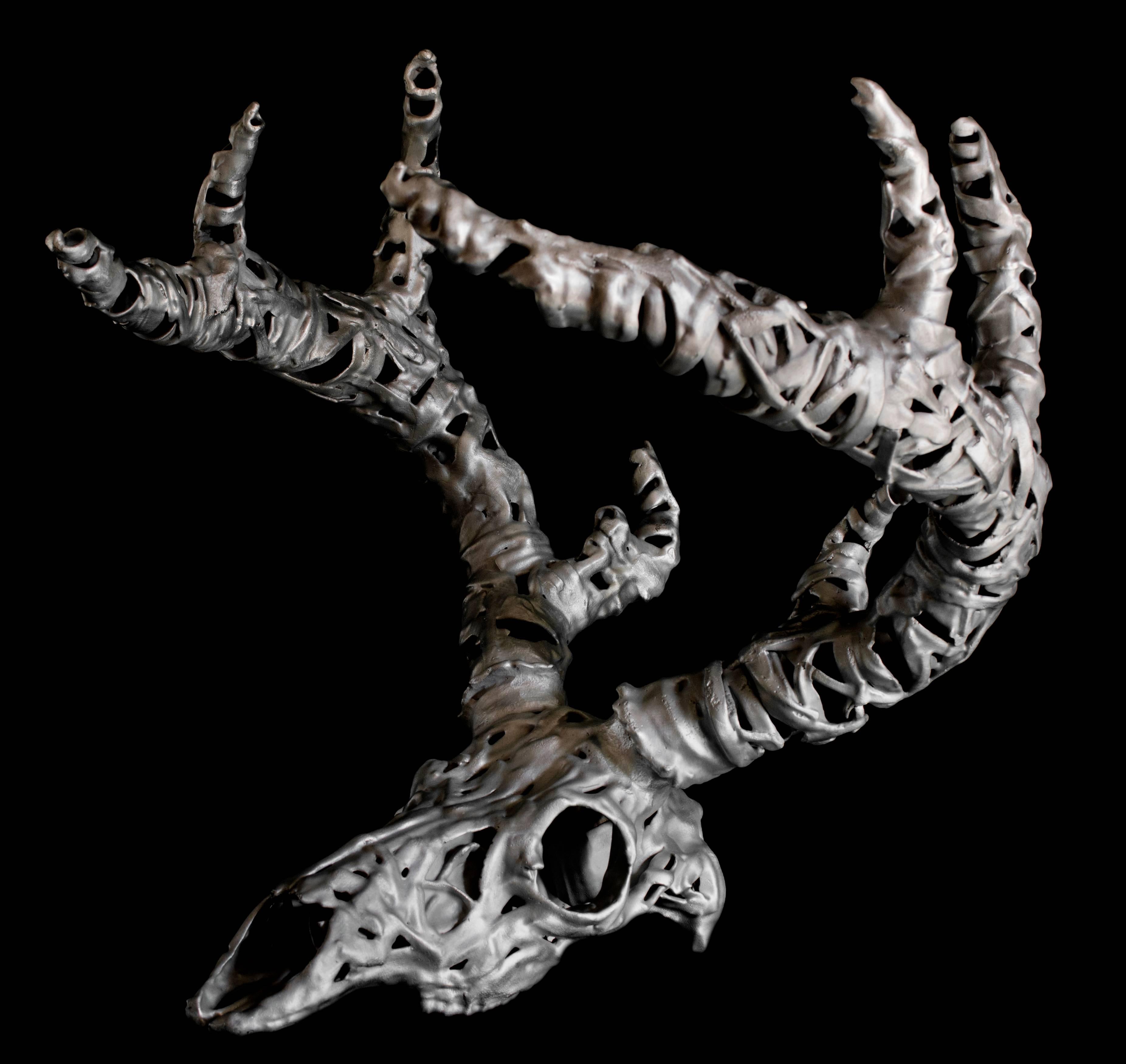 deer skull art ideas