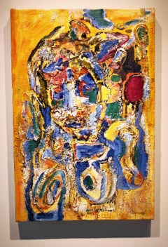 The Reservoir of Order and Memory, abstract oil painting on linen