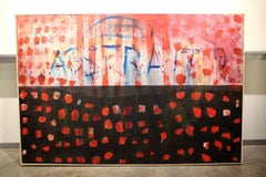 Abstrait, abstract acrylic painting on canvas
