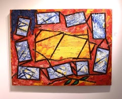 Untitled, abstract oil painting on canvas