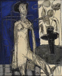 Femme a la Plante di Claude Venard