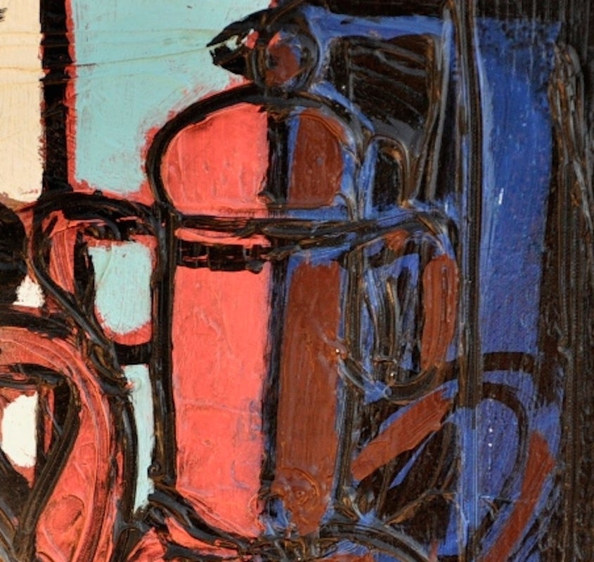 Poires Sur la Table de Claude Venard - Painting de Claude Vénard