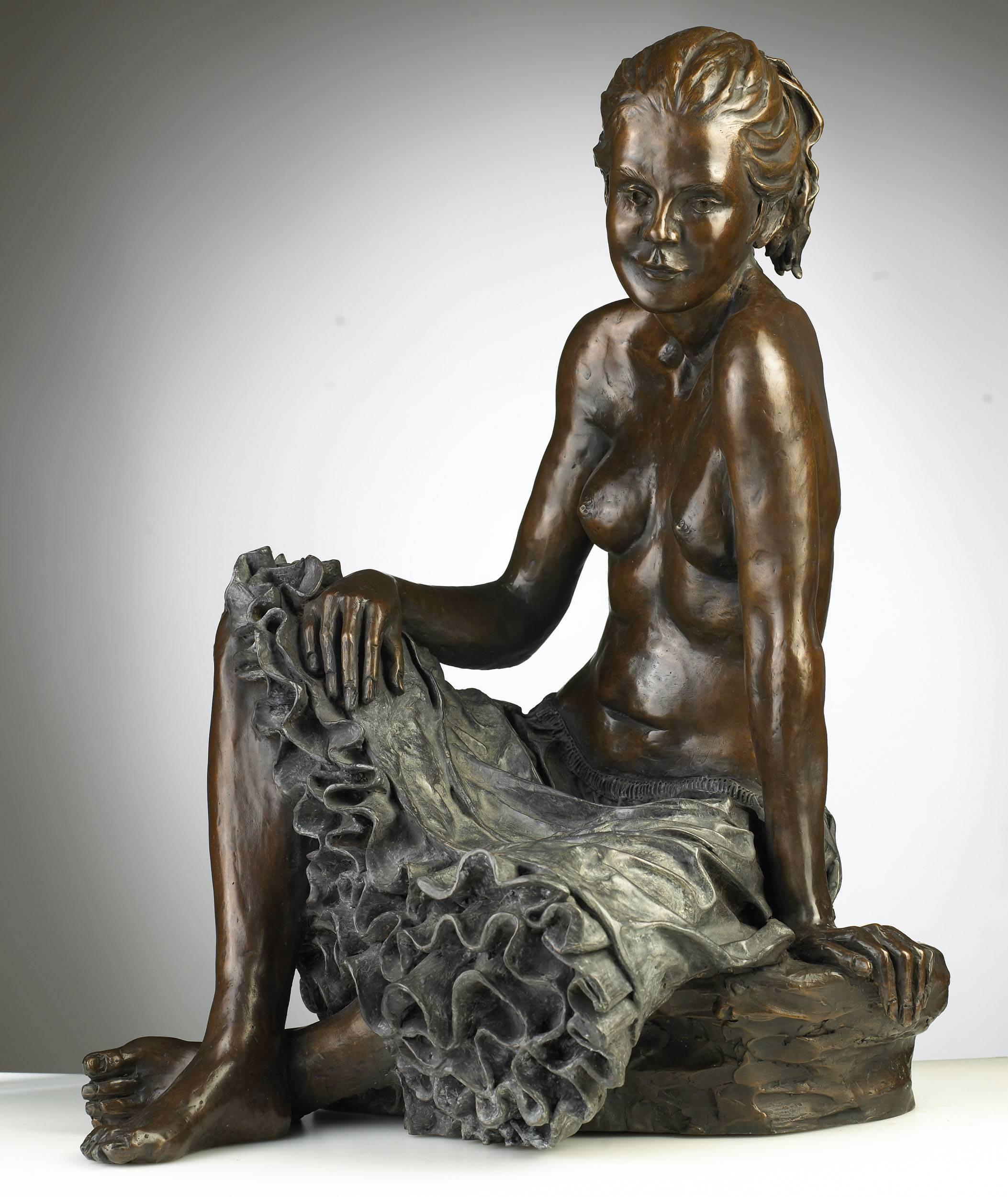 Benson Landes Nude Sculpture - Petticoats