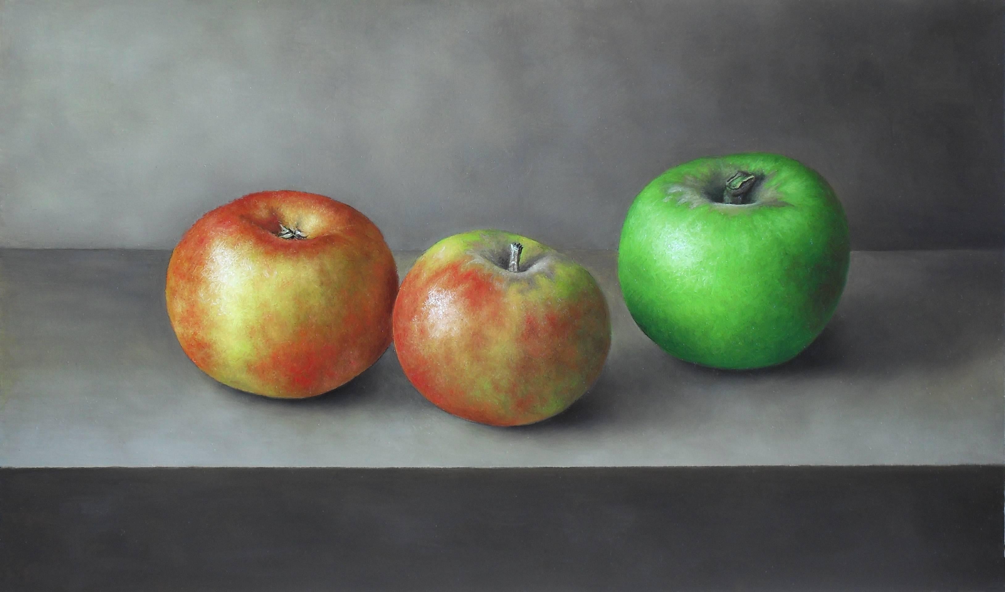 Barbara Vanhove Still-Life Painting - Pippin Apples