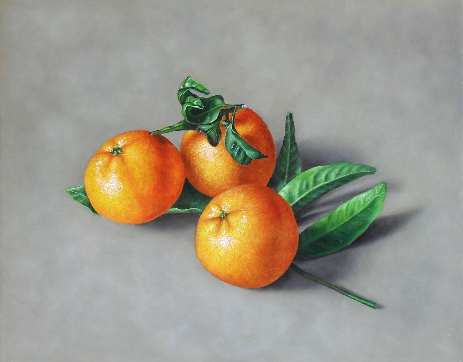 Barbara Vanhove Still-Life Painting - Tangerines