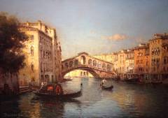 Rialto Bridge, Venice by Antoine Bouvard