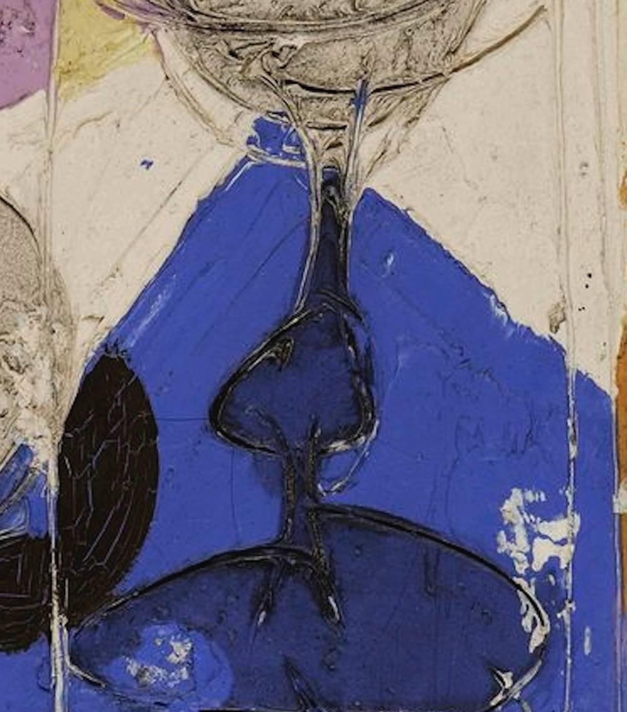 Verre de Vin - Abstract Painting by Claude Vénard