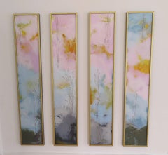 Springspiration I, II, III, IV, Encaustic Paintings