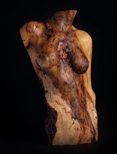 Taio, Figurative Wood Sculpture