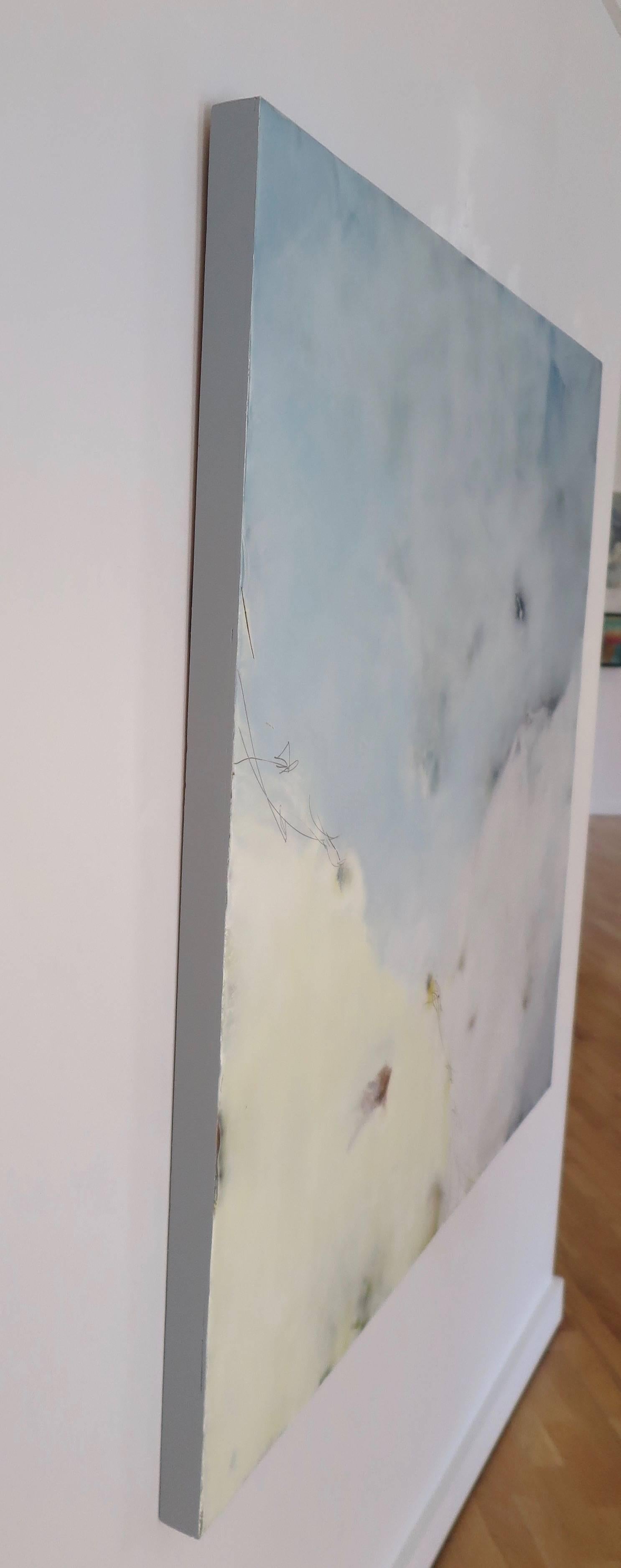 Into the All, Abstract Encaustic Painting For Sale 2