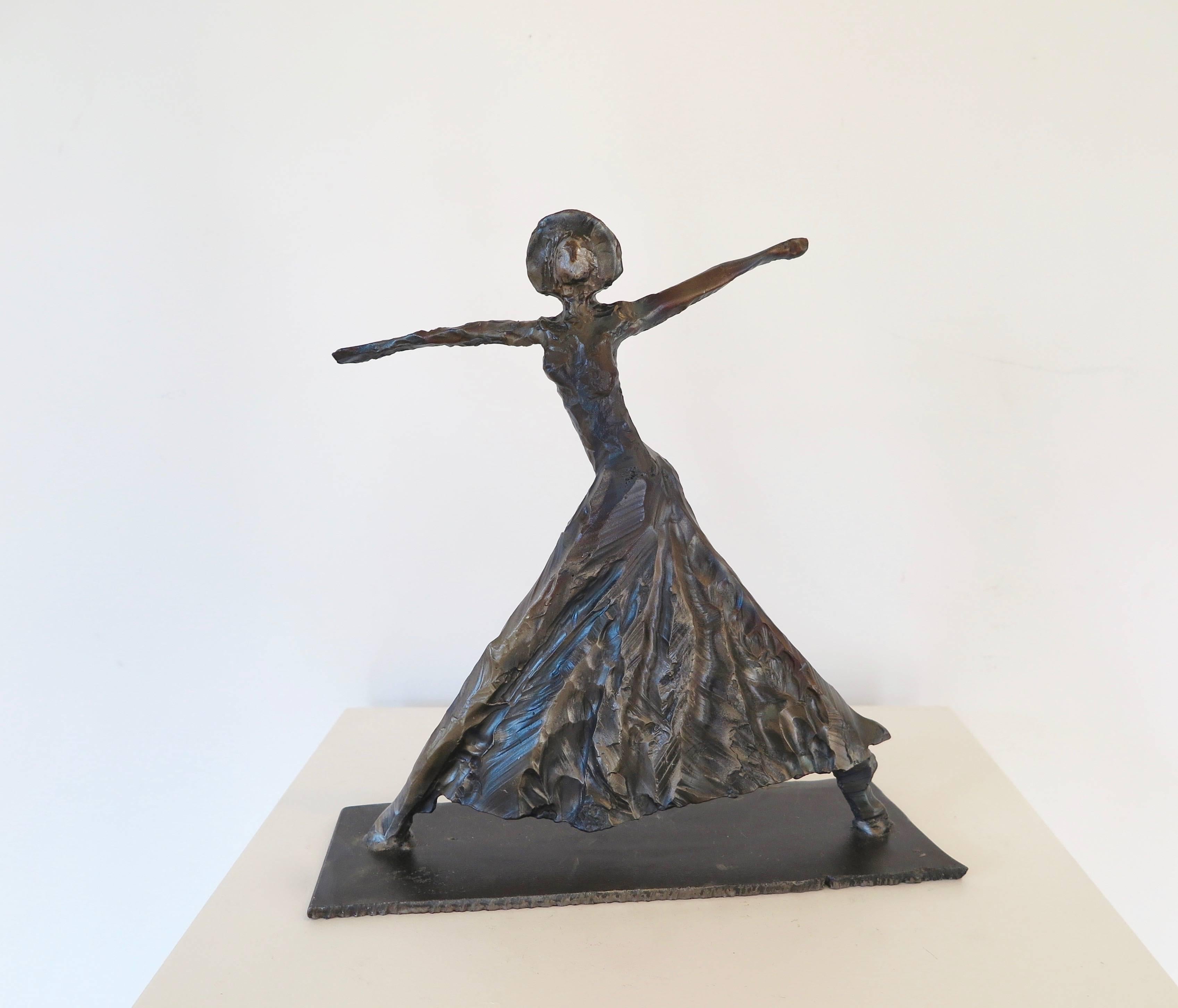 Russell Whiting Figurative Sculpture - Dancer, Steel Sculpture