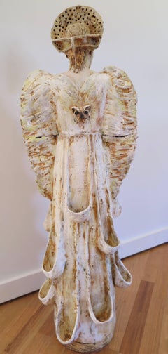 Oh My White Angel, Clay Sculpture