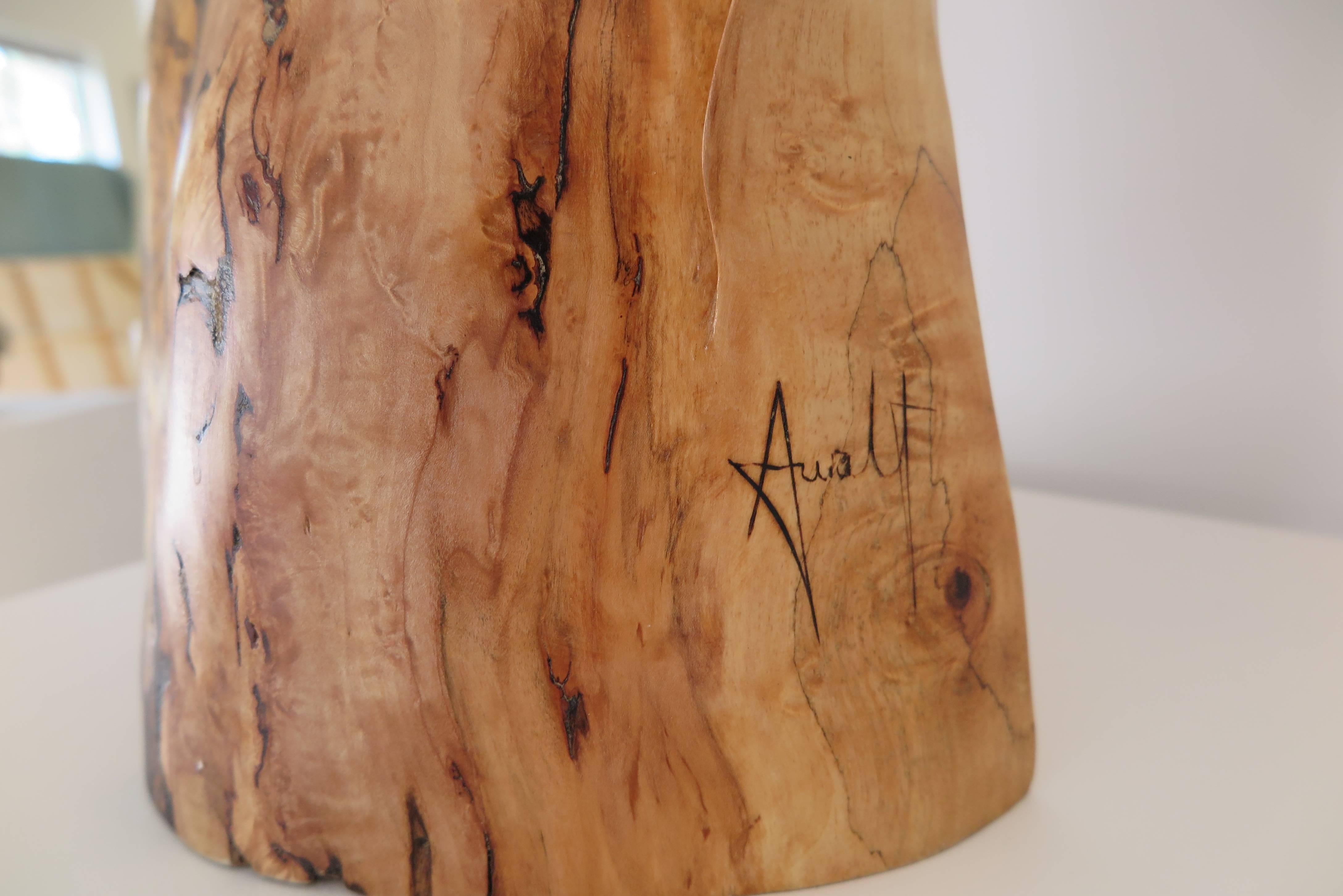 Taio, Figurative Wood Sculpture For Sale 3
