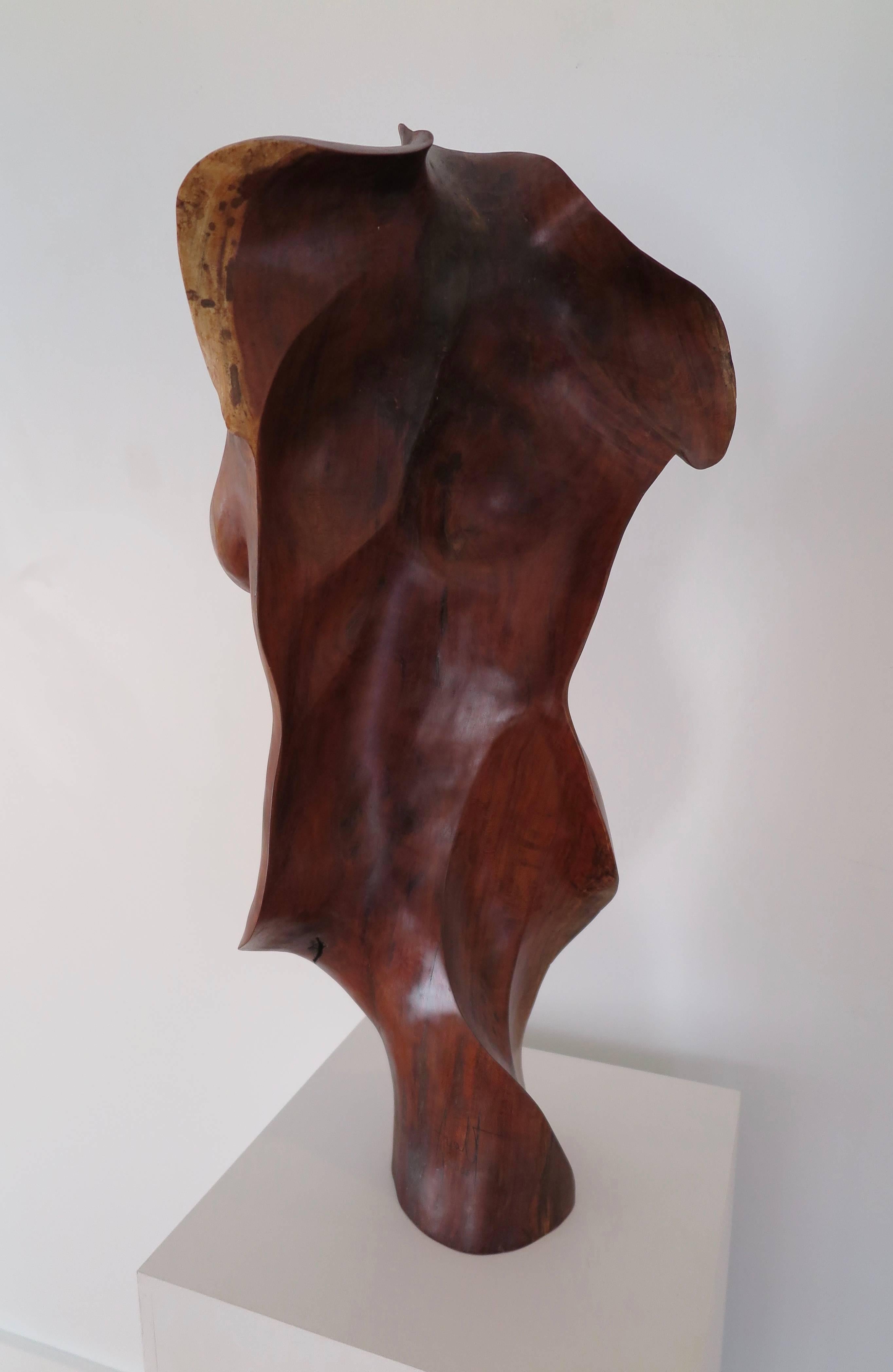 Artemis, Figurative Wood Sculpture For Sale 1