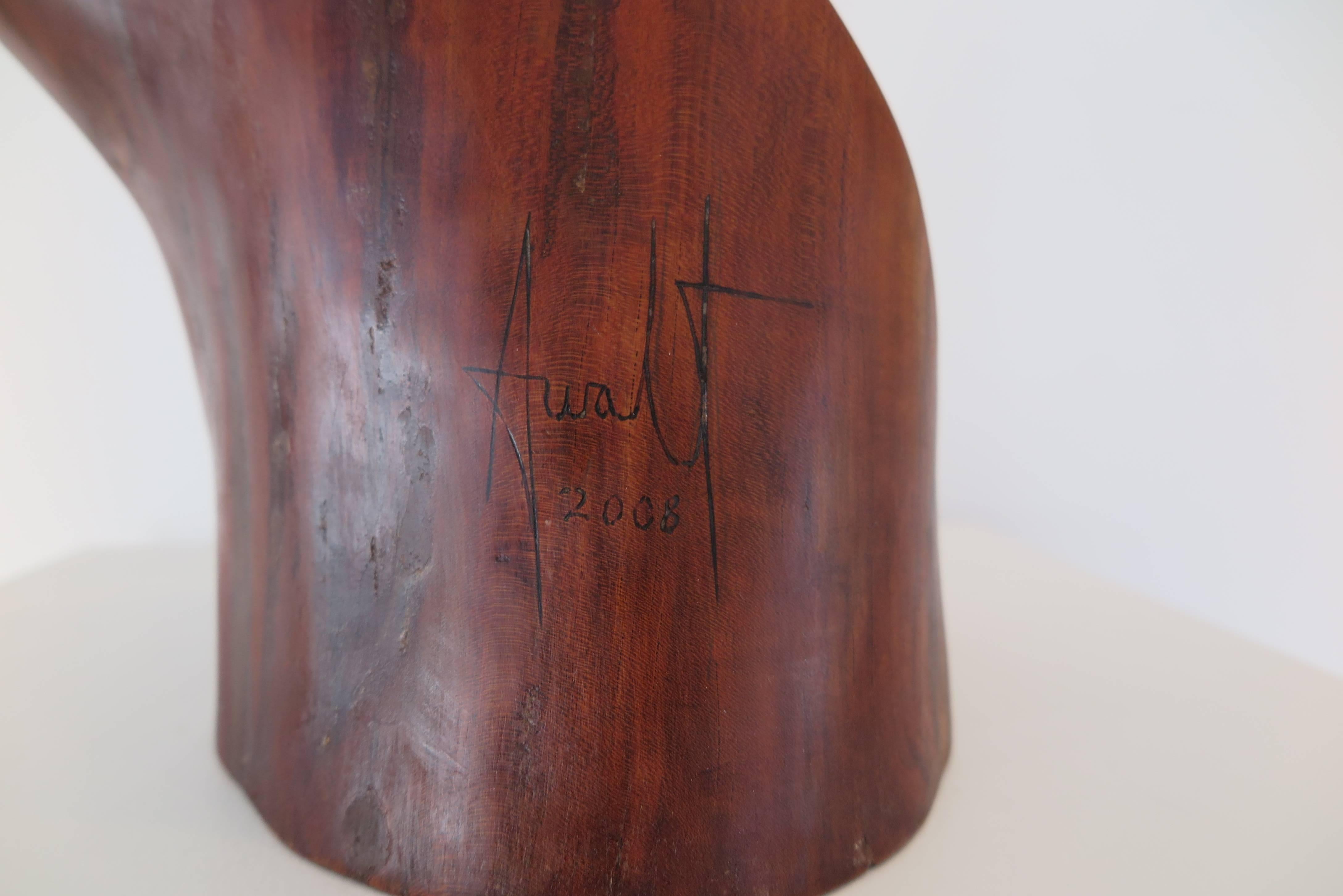 Artemis, Figurative Wood Sculpture For Sale 2